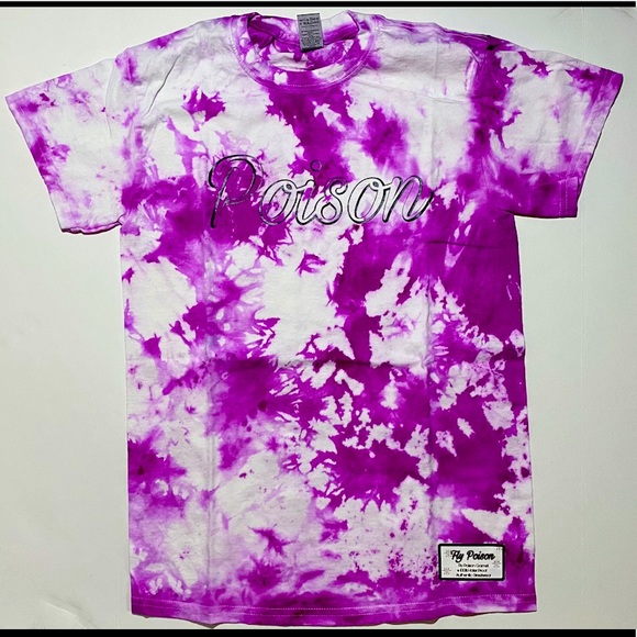 Pink Tie dye Poison T-Shirt - Picture 1 of 2